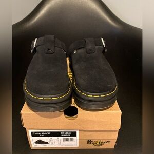 Doc Marten’s Zebzag Suede Clogs